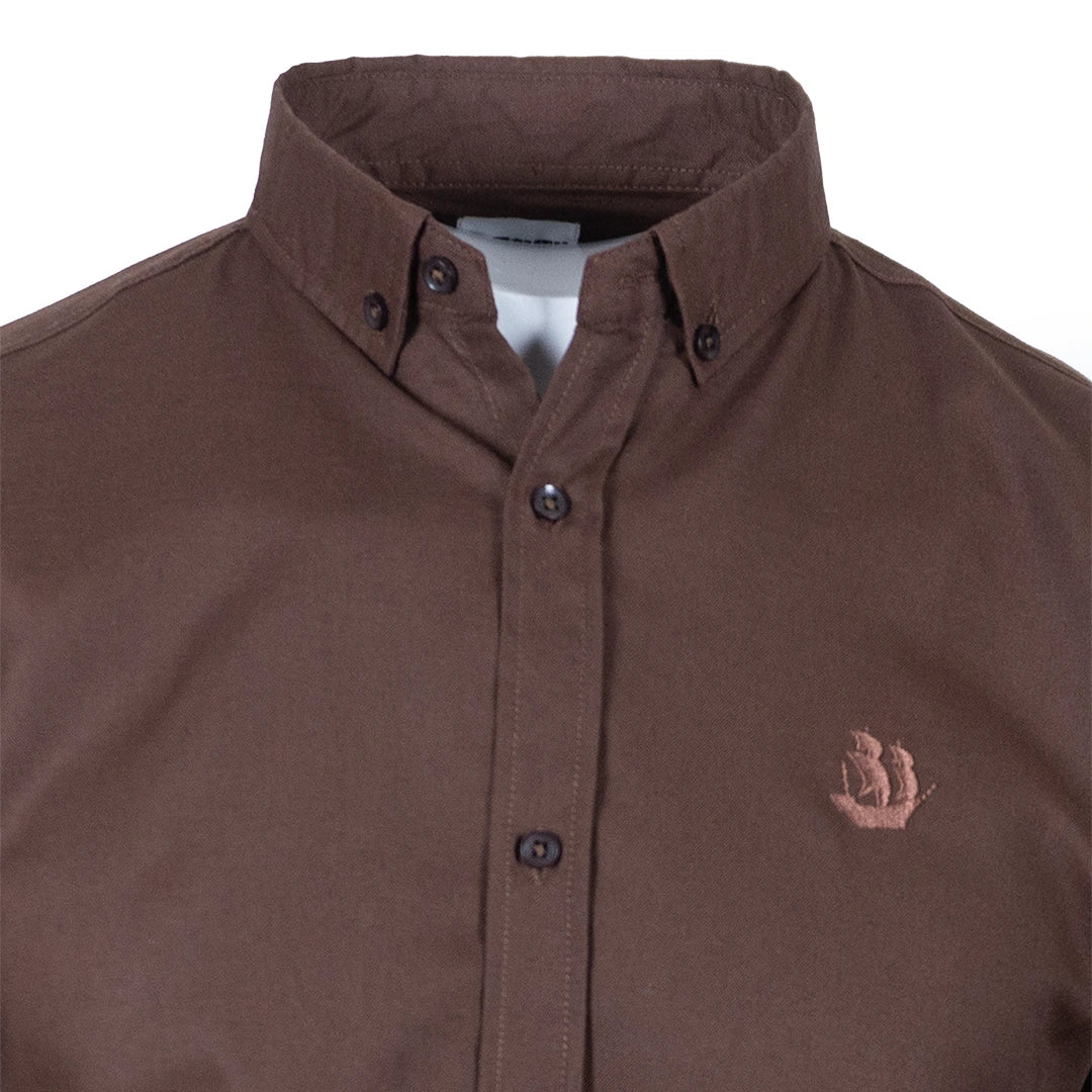 Chocolate Brown Oxford Shirt