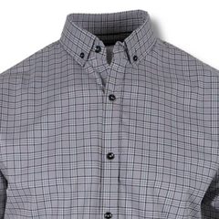 Gray Checkered Shirt for Men