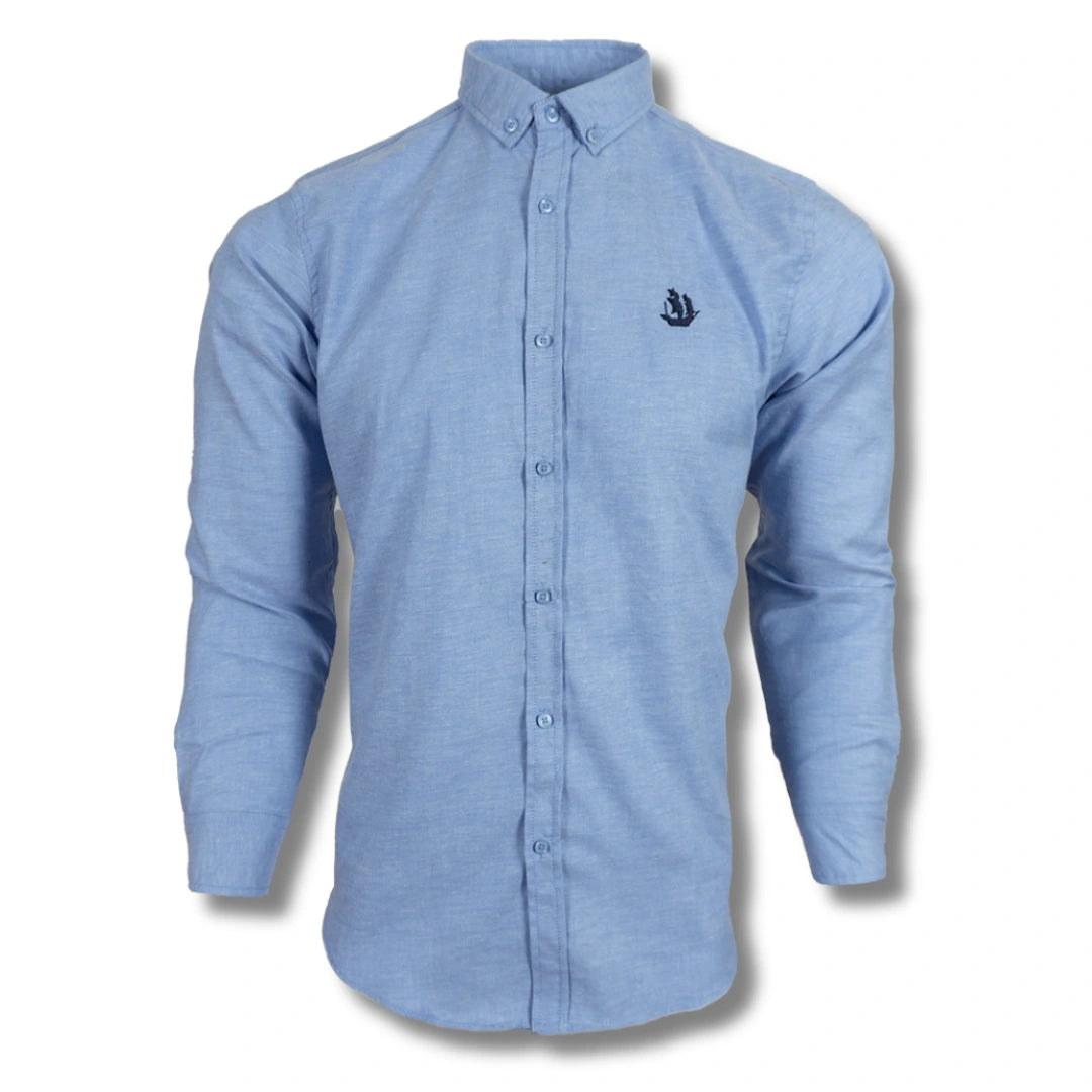 Ice Blue Oxford Shirt