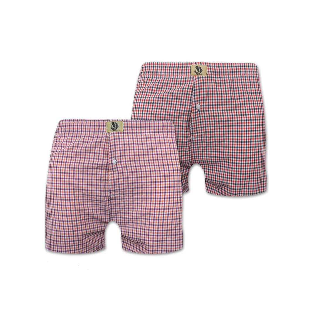 Boxer Shorts - Pink & Red - 2 Pack