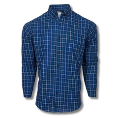 Midnight Blue Checkered Shirt for Men