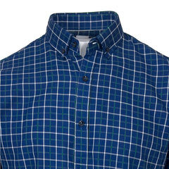 Midnight Blue Checkered Shirt for Men