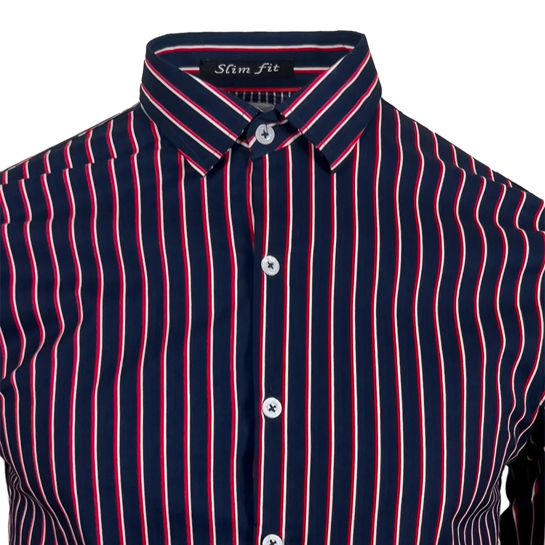 Navy Blue Designer Shirt for Men