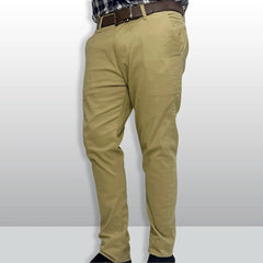 Khaki Cotton Chino Pant