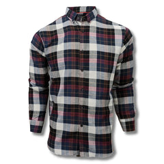 Maroon & Blue Checkered Shirt for Men