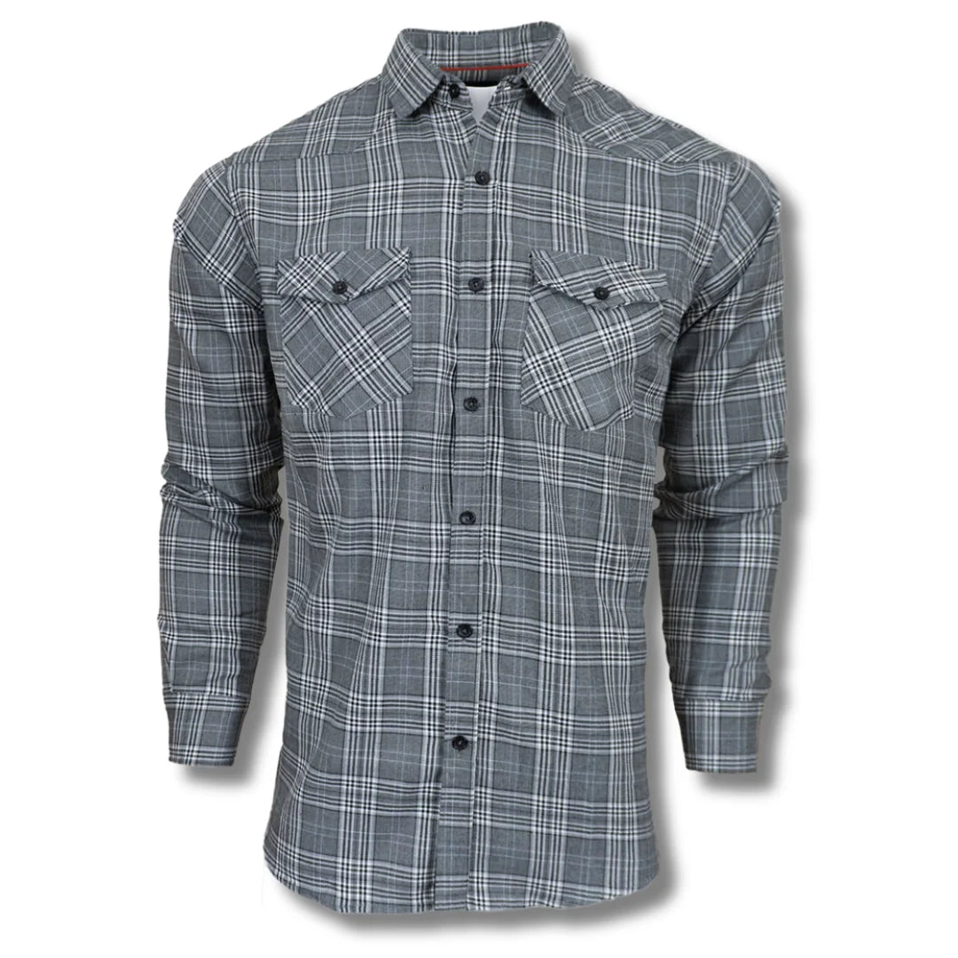 Ash Gray Casual Shirt For Men