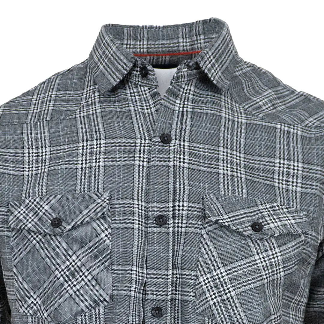 Ash Gray Casual Shirt For Men