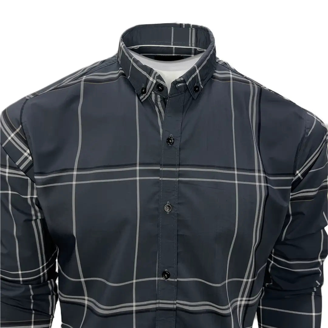 Gray Casual Shirt for Men