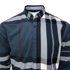 Multicolor Contrast Casual Shirt