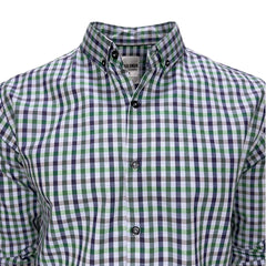 Blue and Green Checkered Shirt