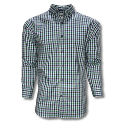 Blue and Green Checkered Shirt